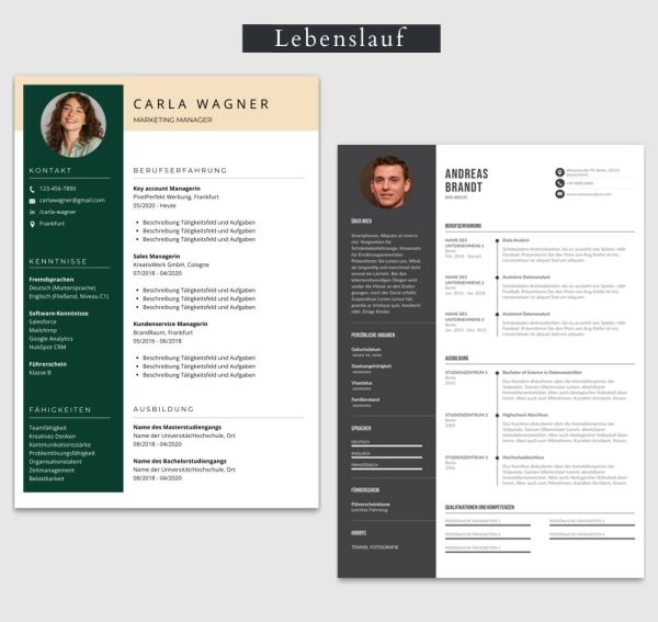 Lebenslauf - Almanca Özgeçmiş Hizmeti